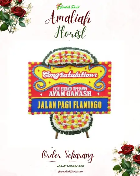 Sewa Papan Bunga Borangan